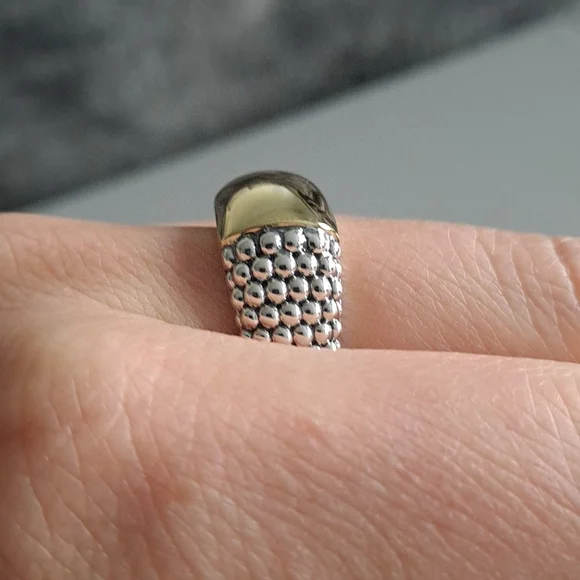 NWT Lagos High Bar Smooth Plate ring - Picture 12 of 16